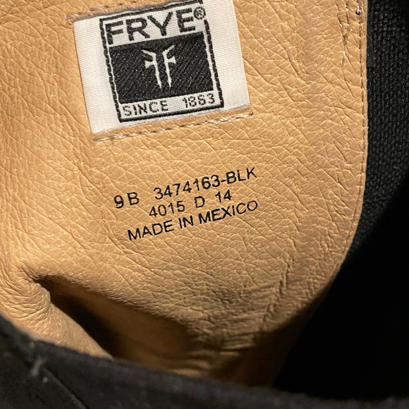 Frye Molly Gore Tall Leather Boots - Picture 8 of 9
